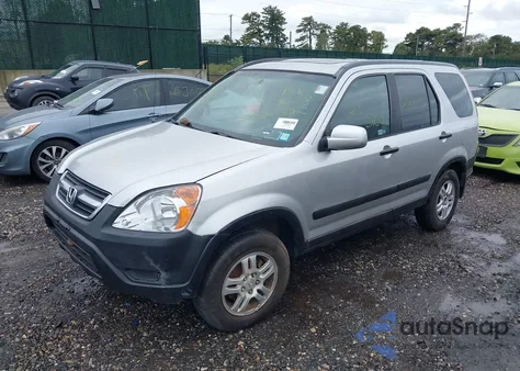 2002 Honda Cr-V Ex из США, поврежденный, VIN JHLRD78832C074032